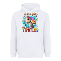 White just a girl who loves turtles Heavyweight Hoodie - texasbilliewilder