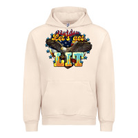 Sandshell lets get lit america eagle Urban Hoodie - NancyCooperArtShop