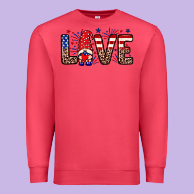 Love Gnome Premium Sweatshirt Designed By Neo Western