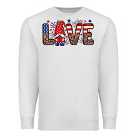 Oatmeal Heather Love gnome Premium Sweatshirt - Neo Western