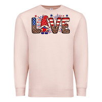 Pale Pink Love gnome Premium Sweatshirt - Neo Western