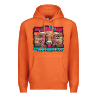 Carrot be my valentine with cow Premium Hoodie - AdoDesignShop