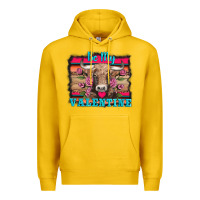 Lemon be my valentine with cow Premium Hoodie - AdoDesignShop