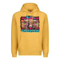 Mustard be my valentine with cow Premium Hoodie - AdoDesignShop
