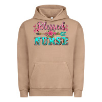 Pigment Burro western blessed nurse pink floral arrow Urban Hoodie - BarkalooDesign