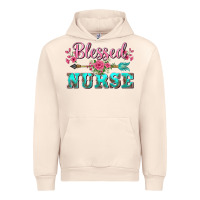Sandshell western blessed nurse pink floral arrow Urban Hoodie - BarkalooDesign
