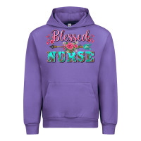 Tulip western blessed nurse pink floral arrow Urban Hoodie - BarkalooDesign