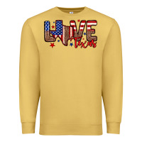 Antique Gold Love Texas Premium Sweatshirt - Neo Western