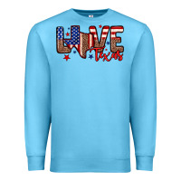 Ocean Blue Love Texas Premium Sweatshirt - Neo Western
