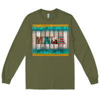 Army Green western turquoise mama Long Sleeve Tee - BarkalooDesign