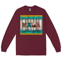 Burgundy western turquoise mama Long Sleeve Tee - BarkalooDesign