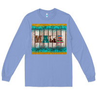 Colony Blue western turquoise mama Long Sleeve Tee - BarkalooDesign