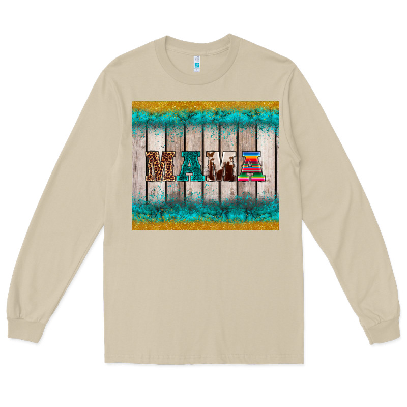 Western Turquoise Mama Long Sleeve Tee by BarkalooDesign | Teevron