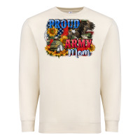 Sandshell Proud army mom 4th of july Premium Sweatshirt - CowGirlArtShop