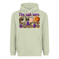 Matcha i'm just here for the snacks basketball Heavyweight Hoodie - Zillion Design Studio