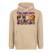 Mushroom i'm just here for the snacks basketball Heavyweight Hoodie - Zillion Design Studio
