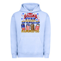 Pigment Grape Ice getting star spangled hammered Urban Hoodie - NancyCooperArtShop