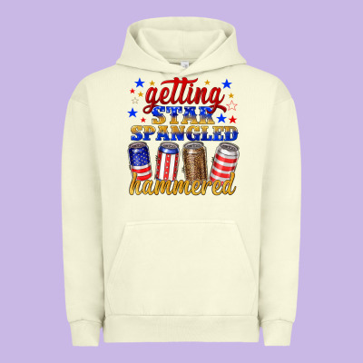 Getting Star Spangled Hammered Urban Hoodie Designed By Nancycooperartshop