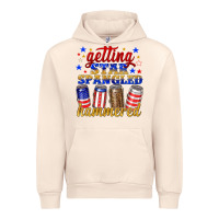 Sandshell getting star spangled hammered Urban Hoodie - NancyCooperArtShop
