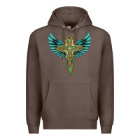 Coffee wing cross Premium Hoodie - Artiststas