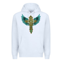 White wing cross Premium Hoodie - Artiststas