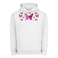 Pigment Lunar Rock floral breast cancer butterfly Urban Hoodie - Jasminsmagicworld