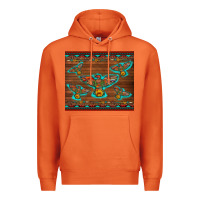 Carrot western thunderbird and arrow with aztec leopard Premium Hoodie - Artiststas