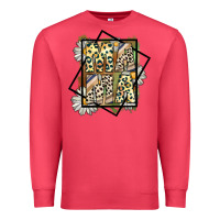 Cardinal mama leopard Premium Sweatshirt - CowhideDigitalArt
