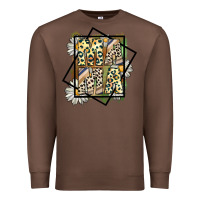 Chestnut mama leopard Premium Sweatshirt - CowhideDigitalArt