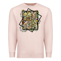 Pale Pink mama leopard Premium Sweatshirt - CowhideDigitalArt
