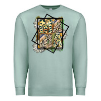 Seafoam mama leopard Premium Sweatshirt - CowhideDigitalArt