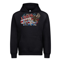 Black i back the blue eagle Urban Hoodie - NancyCooperArtShop