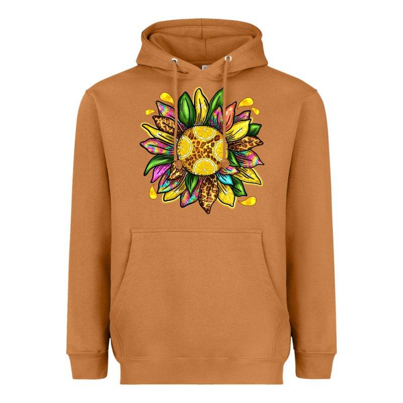 Lemon Sunflower Heavyweight Hoodie by texasbilliewilder | Teevron