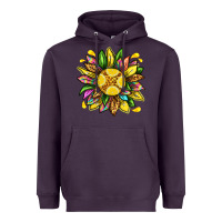 Plum lemon sunflower Heavyweight Hoodie - texasbilliewilder