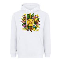 White lemon sunflower Heavyweight Hoodie - texasbilliewilder