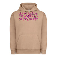 Pigment Burro breast cancer butterflies Urban Hoodie - Jasminsmagicworld