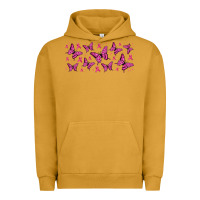 Pigment Peanut Butter breast cancer butterflies Urban Hoodie - Jasminsmagicworld