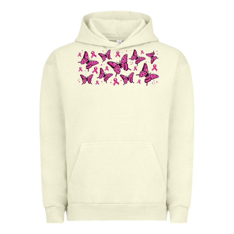 Breast Cancer Butterflies Urban Hoodie by Jasminsmagicworld | Teevron