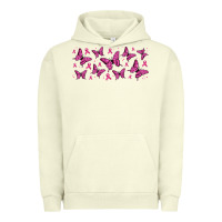 Pigment Pistachio breast cancer butterflies Urban Hoodie - Jasminsmagicworld