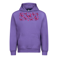 Tulip breast cancer butterflies Urban Hoodie - Jasminsmagicworld