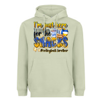 Matcha i'm just here for the snacks #volleyball brother Heavyweight Hoodie - Zillion Design Studio