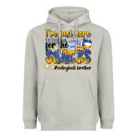 Moon Dust i'm just here for the snacks #volleyball brother Heavyweight Hoodie - Zillion Design Studio
