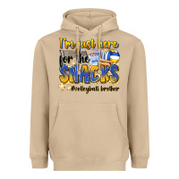 Mushroom i'm just here for the snacks #volleyball brother Heavyweight Hoodie - Zillion Design Studio