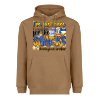 Toasted Coconut i'm just here for the snacks #volleyball brother Heavyweight Hoodie - Zillion Design Studio