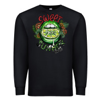 Black sweet summer time Premium Sweatshirt - SublimationCraftShop