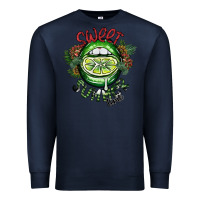 Navy sweet summer time Premium Sweatshirt - SublimationCraftShop