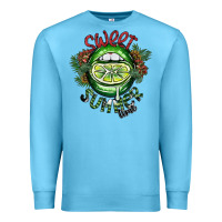 Ocean Blue sweet summer time Premium Sweatshirt - SublimationCraftShop