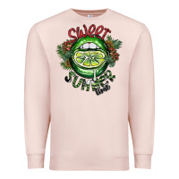 Pale Pink sweet summer time Premium Sweatshirt - SublimationCraftShop