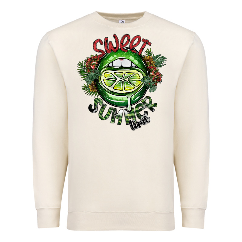 Sweet Summer Time Premium Sweatshirt by SublimationCraftShop | Teevron