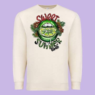 Sweet Summer Time Premium Sweatshirt Designed By Sublimationcraftshop